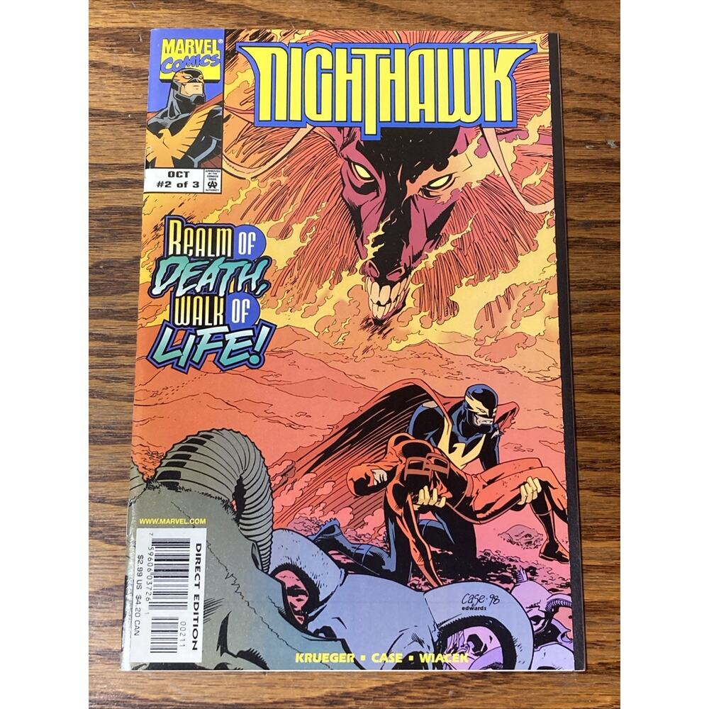 1998 Marvel Comics - Nighthawk #2 - Picture 2 of 5